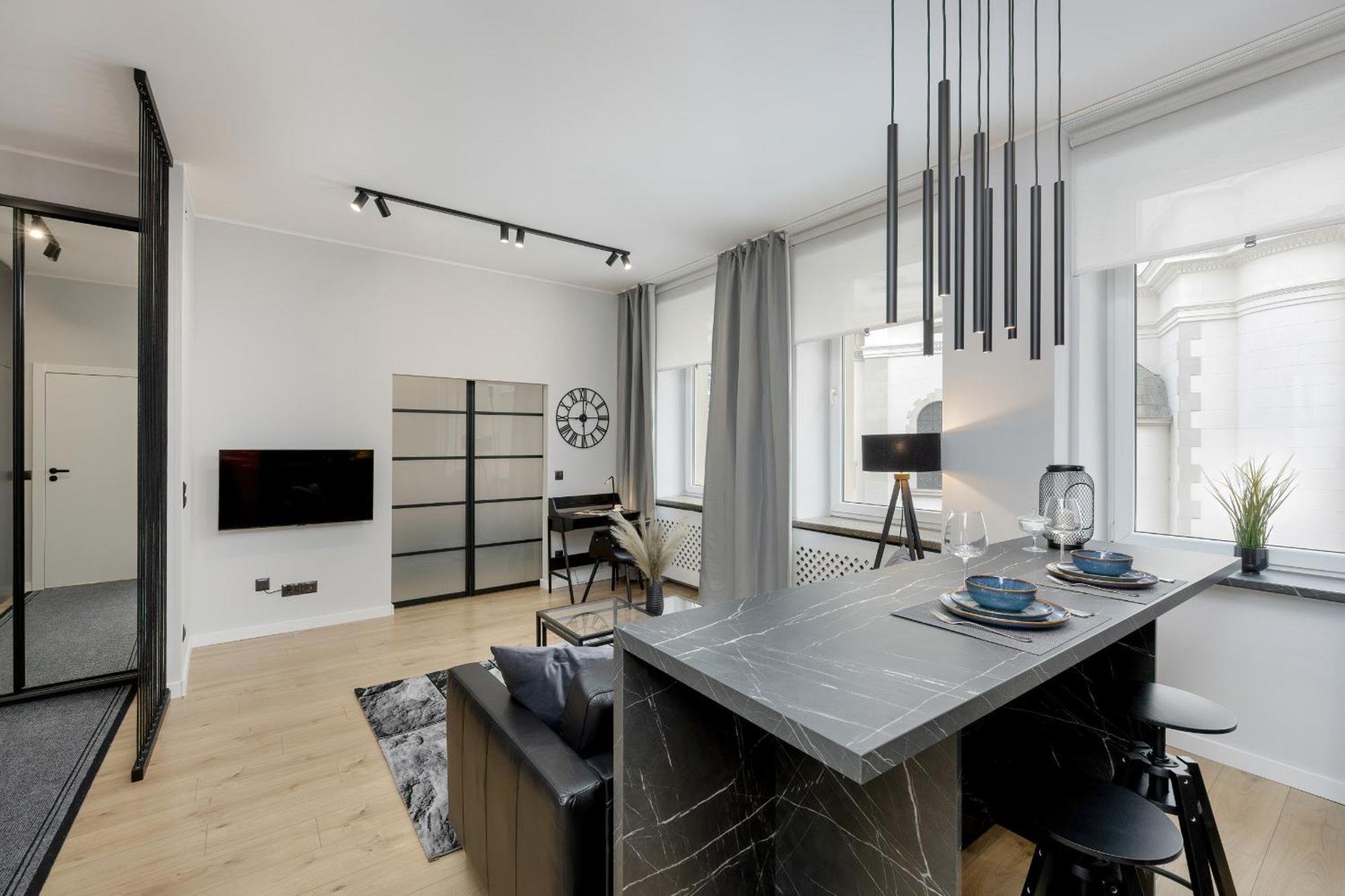 Exclusive Grey And Red Apartment In Warsaw Center By Noclegi Renters Ngoại thất bức ảnh