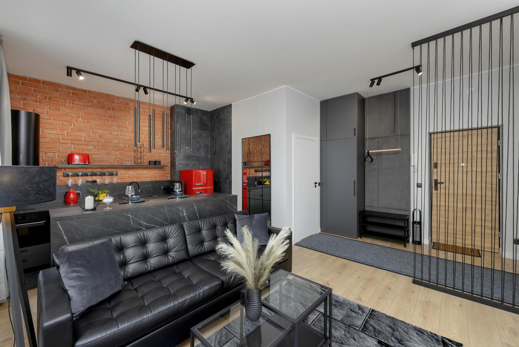 Exclusive Grey And Red Apartment In Warsaw Center By Noclegi Renters Ngoại thất bức ảnh