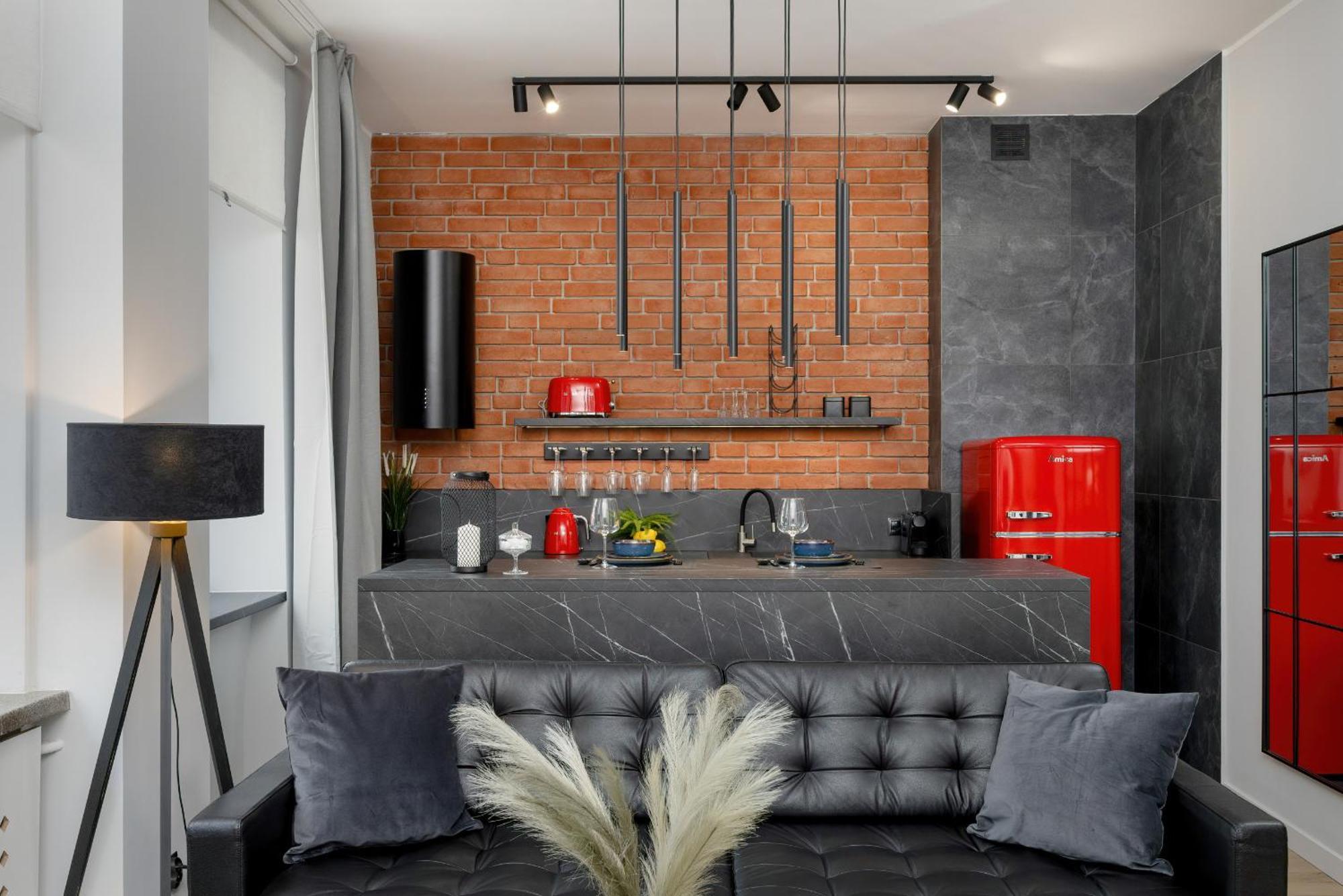 Exclusive Grey And Red Apartment In Warsaw Center By Noclegi Renters Ngoại thất bức ảnh