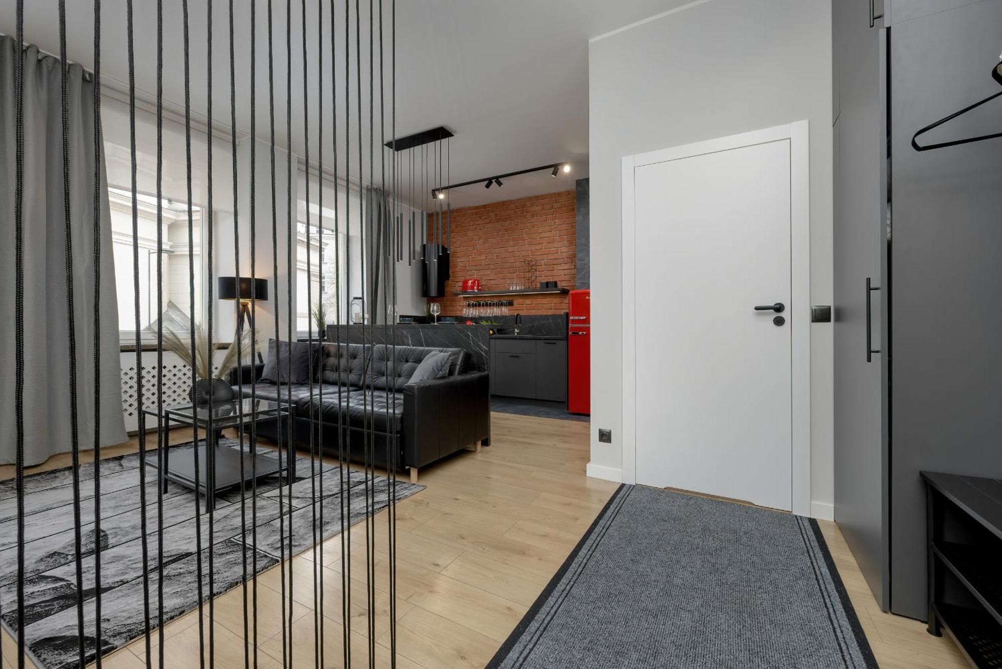 Exclusive Grey And Red Apartment In Warsaw Center By Noclegi Renters Ngoại thất bức ảnh