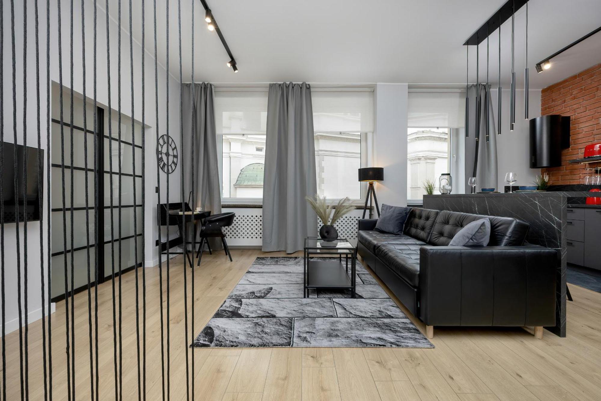 Exclusive Grey And Red Apartment In Warsaw Center By Noclegi Renters Ngoại thất bức ảnh
